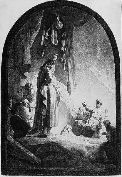 The Raising of Lazarus: The Larger Plate, ca. 1632. ca. 1632