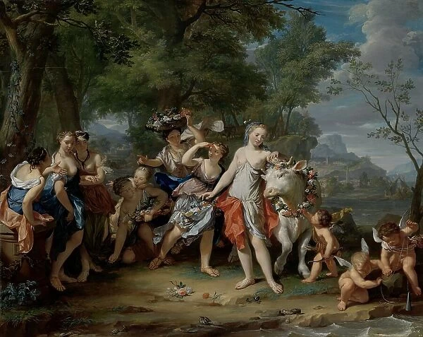 The Rape of Europa, c.1735-c.1740. Creator: Nicolaas Verkolje