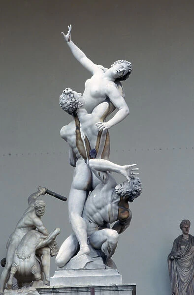 The Rape of the Sabine Women, c1583. Artist: Giambologna