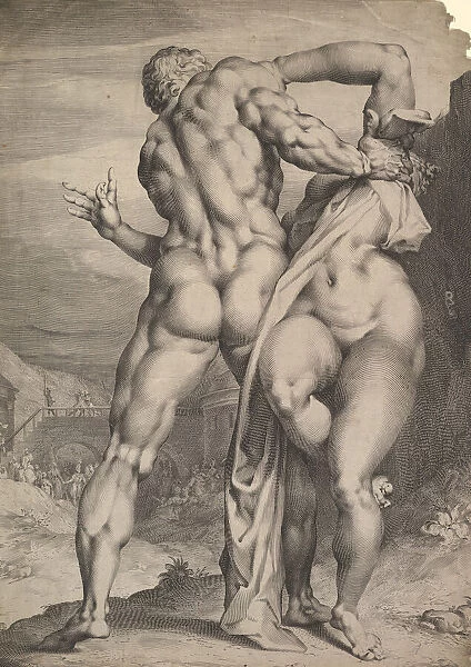 The Rape of the Sabine Women, ca. 1627. Creator: Jan Muller