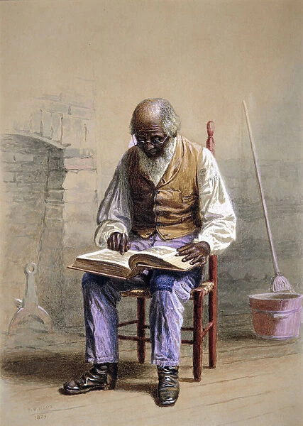 Reading the Scriptures, 1874. Creator: Thomas Waterman Wood