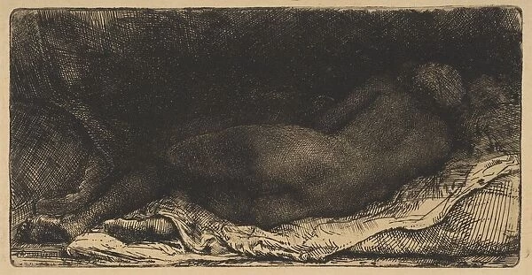 Reclining Female Nude, 1658. Creator: Rembrandt Harmensz van Rijn