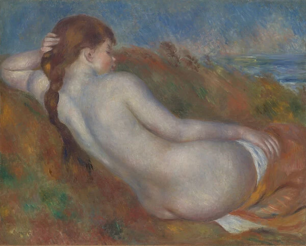 Reclining Nude, 1883. Creator: Pierre-Auguste Renoir