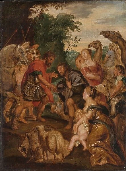 The Reconciliation Between Jacob and Esau, c.1628. Creator: Unknown