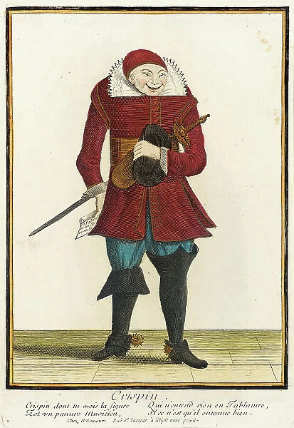 Recueil des modes de la cour de France, Crispin, between circa 1678 and circa 1693. Creator: Nicolas Bonnart