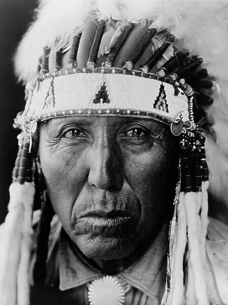 Red Bird-Cheyenne, c1927. Creator: Edward Sheriff Curtis