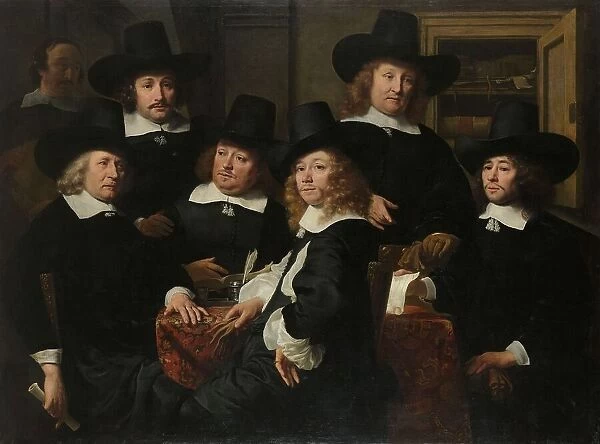 Six Regents and the Beadle of the Nieuwezijds Institute for the Outdoor Relief of the Poor, Amsterda Creator: Ferdinand Bol