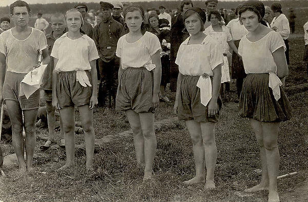 Regional physical education festival, 1928. Creator: GP Putintsev
