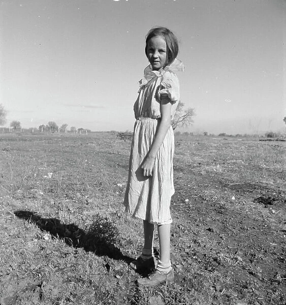 Resettled child of Bosque Farms, New Mexico, 1935. Creator: Dorothea Lange