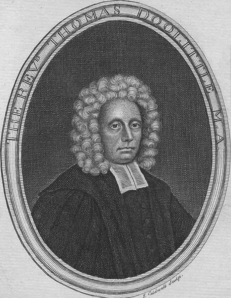 The Reverend Thomas Doolittle M. A. (c1775). Creator: James Caldwall