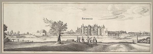 Richmond Palace, 1638. Creator: Wenceslaus Hollar