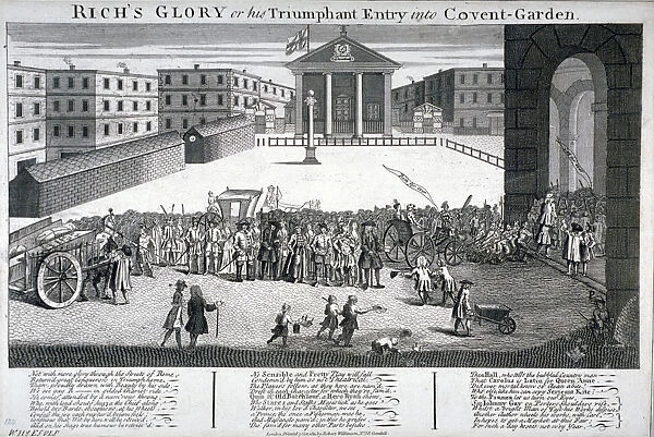 Richs Glory or his Triumphant Entry into Covent-Garden, 1732