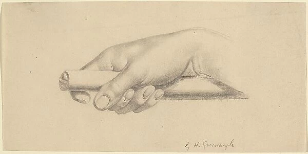 Right Hand Holding Short Rod, 1847. Creator: Horatio Greenough