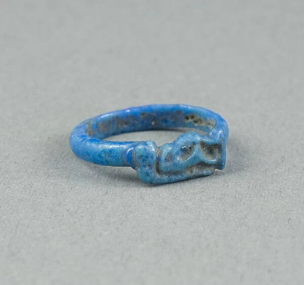 Ring: Figure of Tawaret (Thoeris), Egypt, New Kingdom, Dynasty 18 (about 1390 BCE)