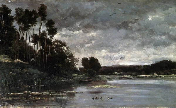 The River Bank, 1866. Artist: Charles Francois Daubigny