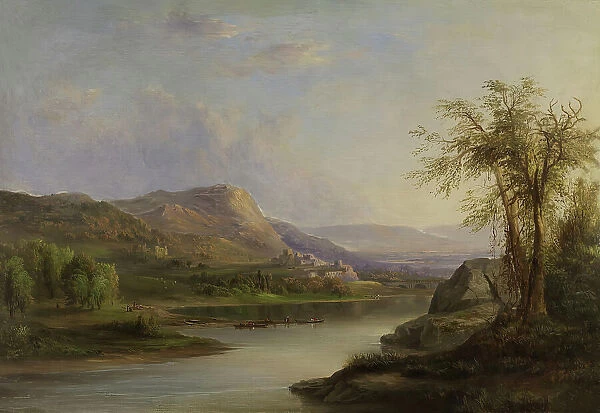 River Scene, 1868. Creator: Robert Seldon Duncanson