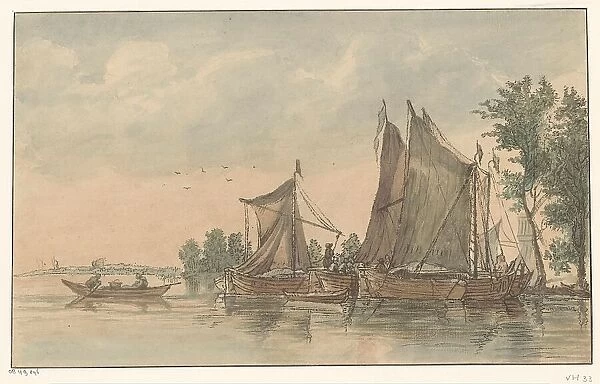 River view, 1795-1821. Creator: C. Dietrich