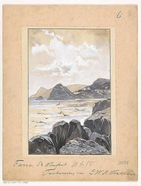 Rocky bay, 1894 or earlier. Creator: Willem Wenckebach