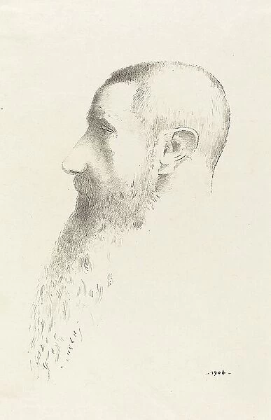 Roger Marx, 1904. Creator: Odilon Redon