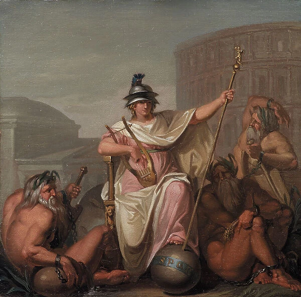 Rome as Ruler of the World, 1784. Creator: Nicolai Abraham Abildgaard