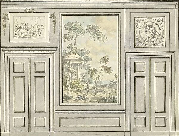 Room wall design, c.1752-c.1819. Creator: Juriaan Andriessen