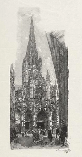 Rouen Illustre: Eglise Saint Maclon, 1896. Creator: Auguste Louis Lepere (French