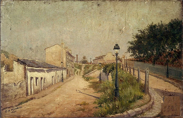 Rue du Pot-au-Lait in 1894, 1894. Creator: Eugene de Menorval