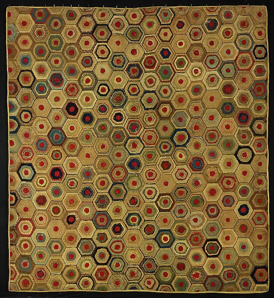Rug, United States, 1860 / 1935. Creator: Unknown
