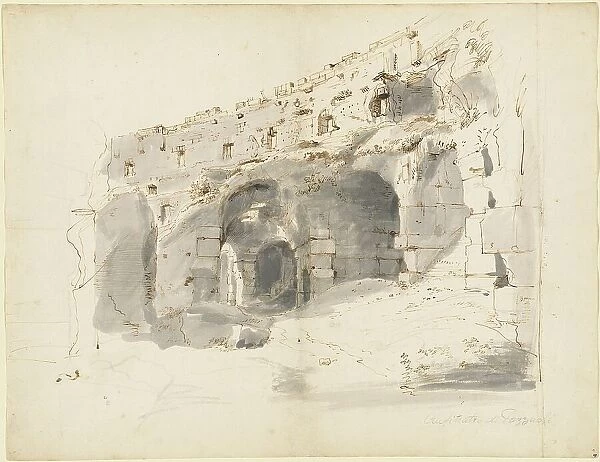 The Ruins of an Ancient Amphitheater, c. 1701. Creator: Gaspar van Wittell