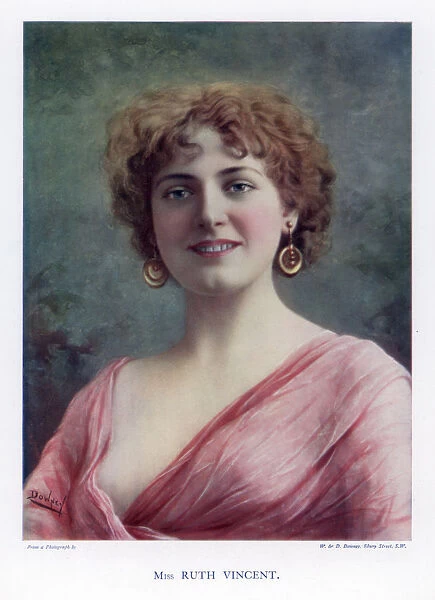 Ruth Vincent, actress and singer, 1901. Artist: W&D Downey