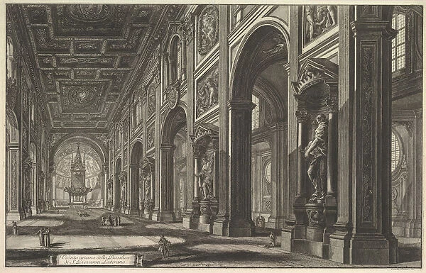 S. Giovanni in Laterano. Interior, ca. 1768. Creator: Giovanni Battista Piranesi