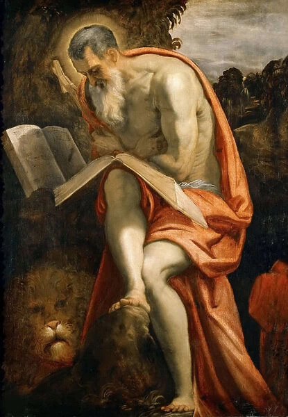 Saint Jerome, ca 1573-1575. Creator: Tintoretto, Jacopo (1518-1594)