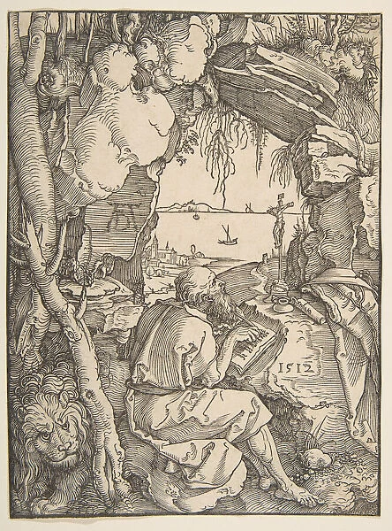 Saint Jerome in a Cave, 1512. Creator: Albrecht Durer