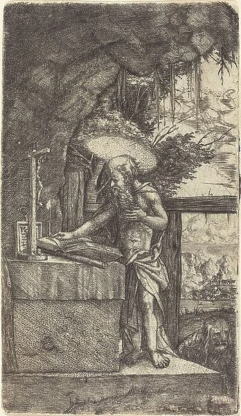 Saint Jerome Reading, c. 1515 / 1520. Creator: Albrecht Altdorfer