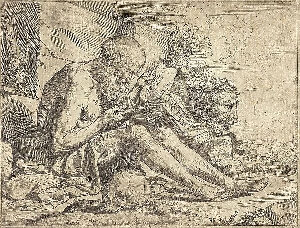 Saint Jerome Reading, c. 1624. Creator: Jusepe de Ribera