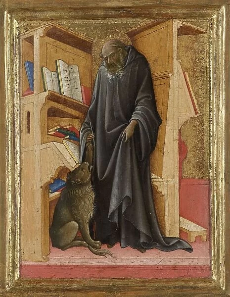 Saint Jerome in his Study, c.1420. Creator: Lorenzo Monaco