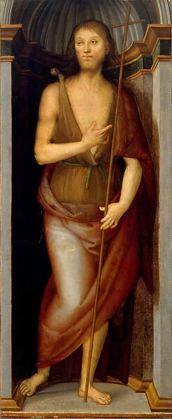 Saint John the Baptist; Saint Lucy. Creator: Perugino (Pietro di Cristoforo Vannucci) (Italian