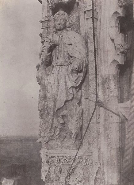 Saint John the Evangelist, Chartres Cathedral, c. 1854. Creator: Charles Negre