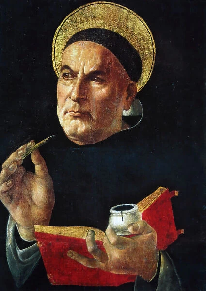 Saint Thomas Aquinas. Creator: Botticelli, Sandro (1445-1510)
