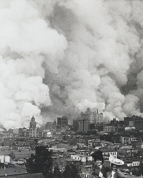 San Francisco earthquake and fire of 1906, 1906 Apr. Creator: Arnold Genthe