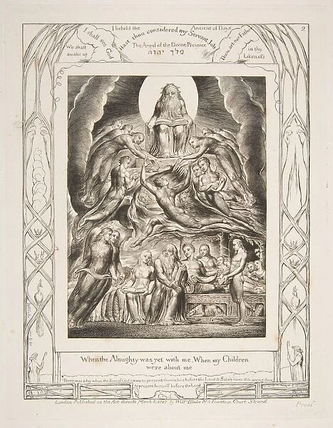 Satan Before the Throne of God, from 'Illustrations of the Book of Job'