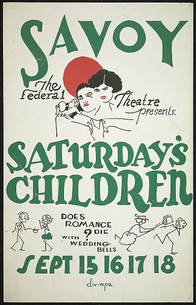 Saturday's Children, San Diego, 1937. Creator: Unknown
