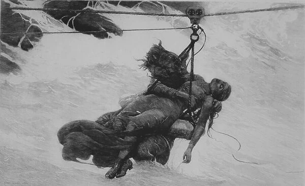 Saved, 1889. Creator: Winslow Homer