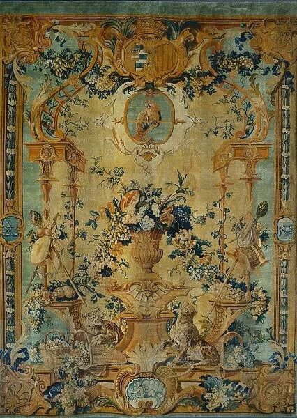 Savonnerie Panel: Autumn, c. 1717. Creator: Royal Savonnerie Manufactory, Chaillot Workshops