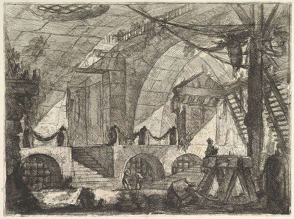 The Sawhorse, from Carceri d invenzione (Imaginary Prisons), ca. 1749-50
