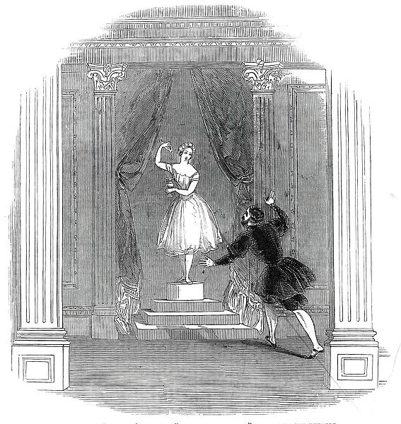 Scene from the 'New Ballet'of 'The Marble Maiden'