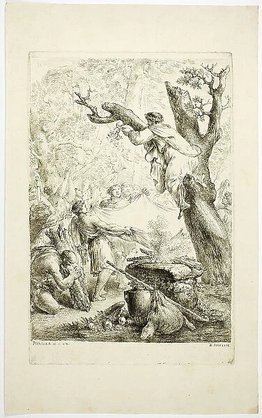 Scene from Pliny, 1776. Creator: Christian Bernhard Rode