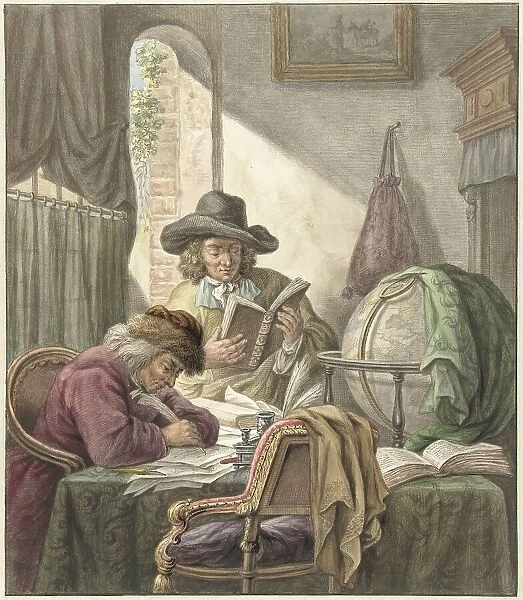 The Scholars, 1798. Creator: Abraham Delfos