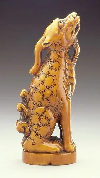 Seal Carved as Kirin, 18th century. Creator: Unknown