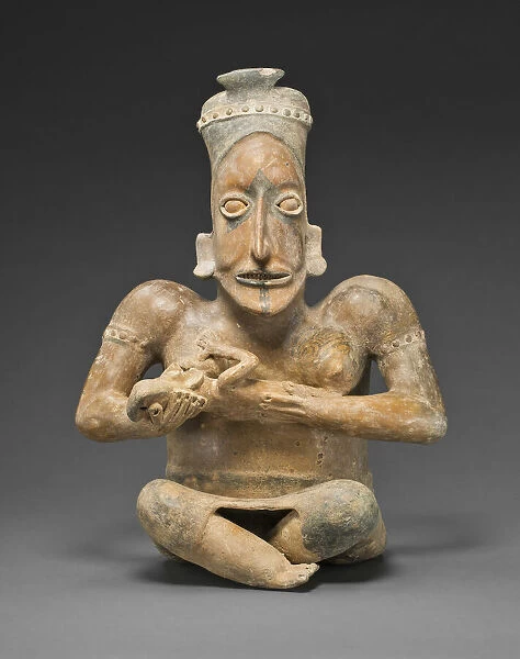 Seated Maternity Figure, 100 B. C.  /  A. D. 300. Creator: Unknown